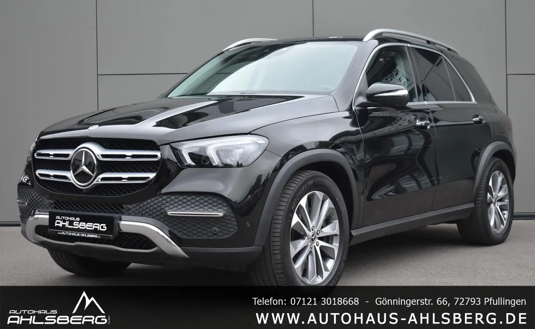 Mercedes-Benz GLE 350 4M/ WIDES/360°/DIST./LEDER/LED/MBUX/STAND./AHK Чорний - 1