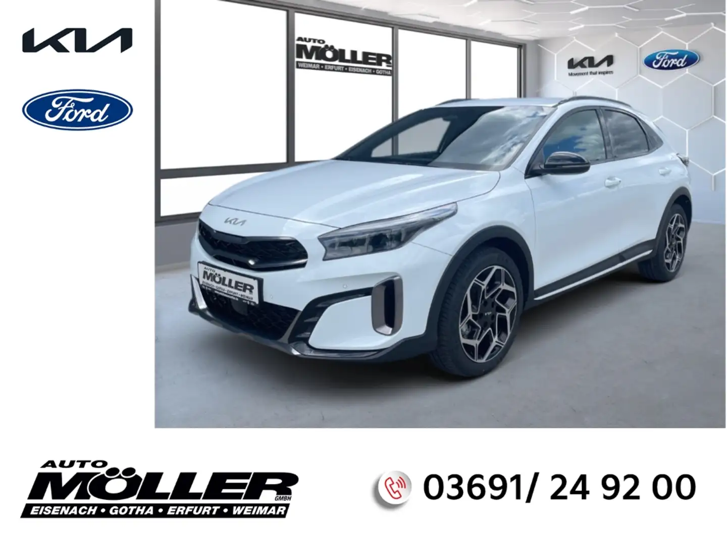 Kia XCeed 1.5T DCT7 GT-Line LED Sound SHZ Navi Rückfahrkam. Weiß - 1