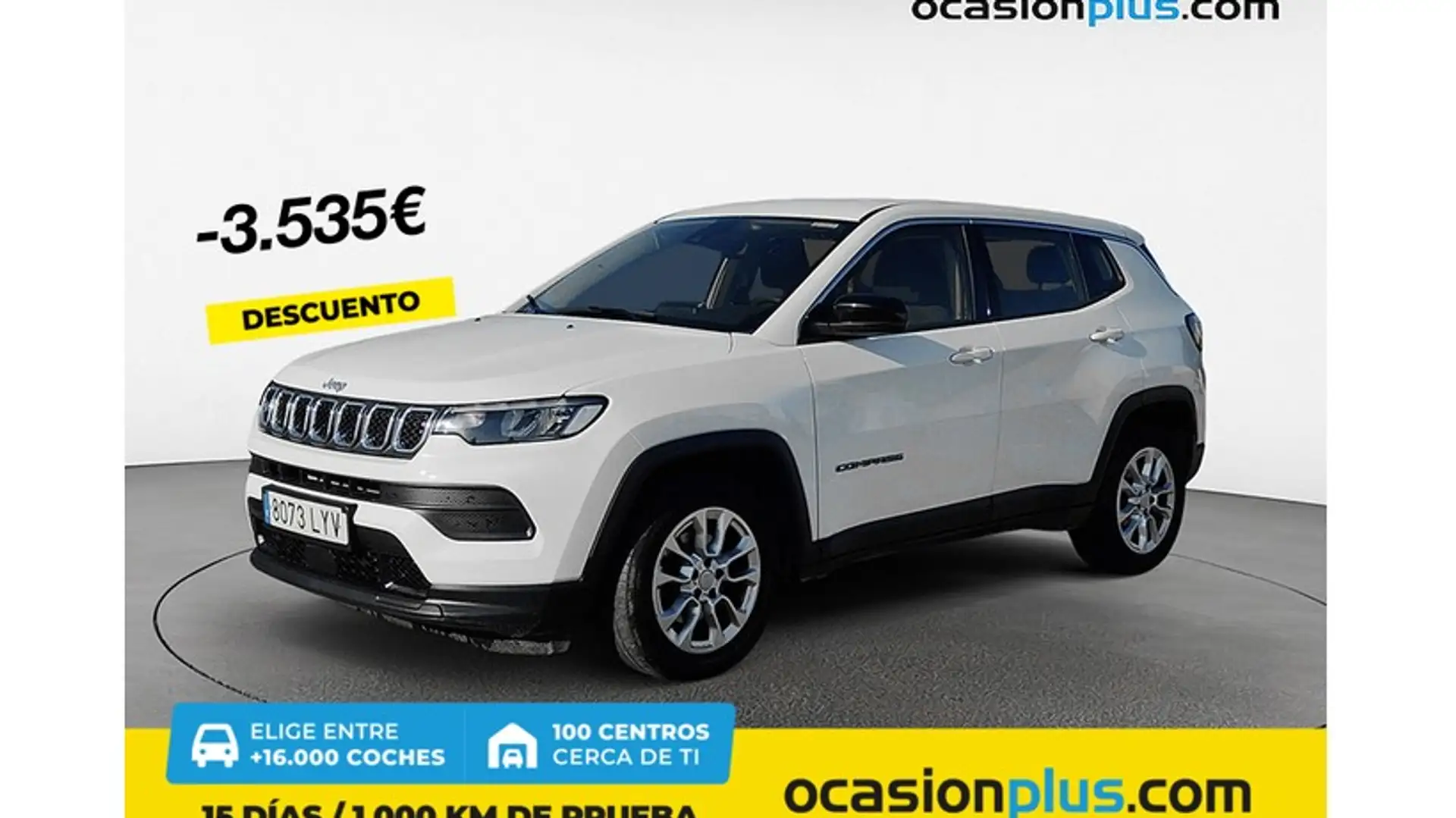 Jeep Compass 1.3 Gse T4 Longitude 4x2 130 Blanc - 1
