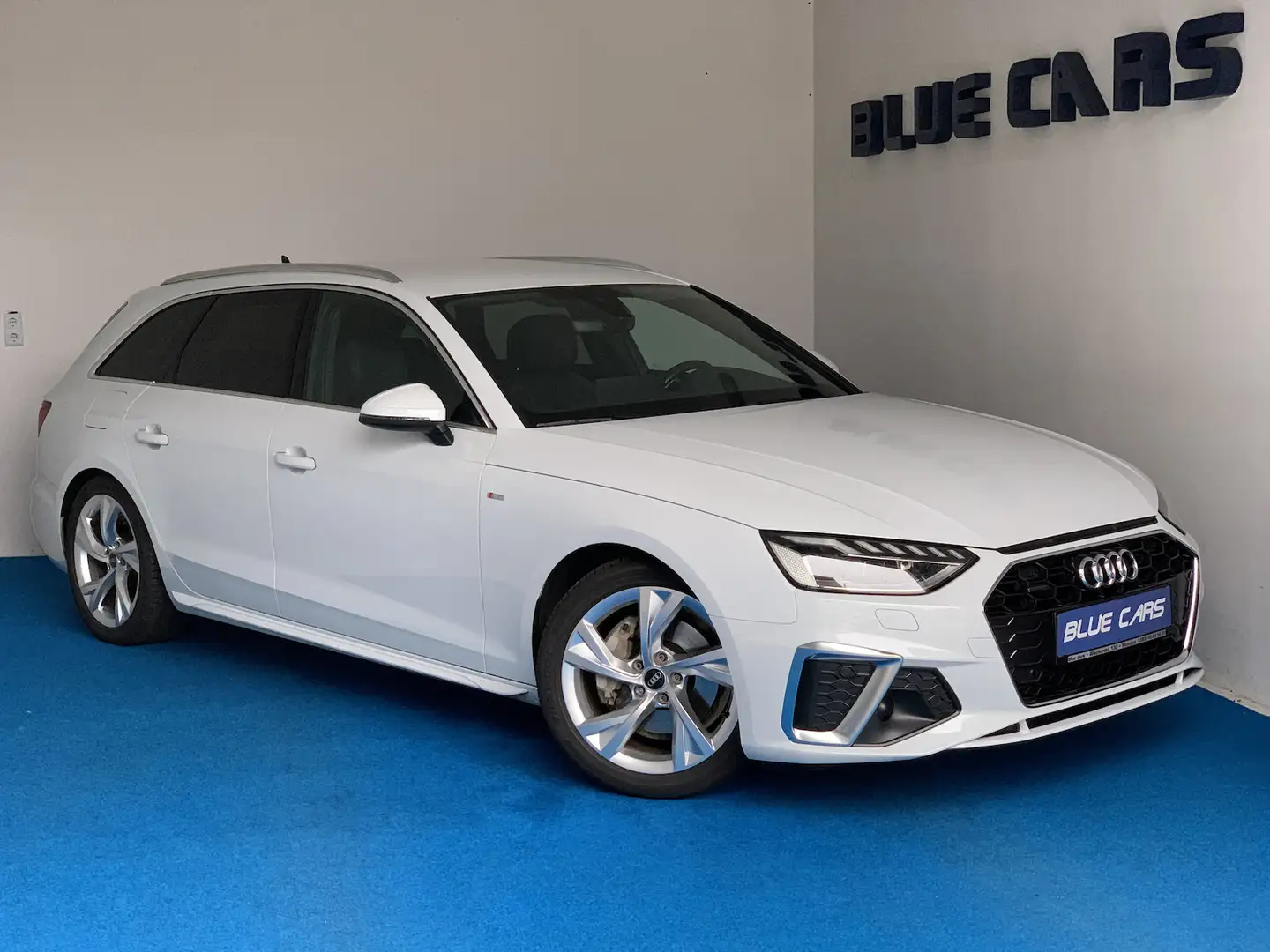 Audi A4 40 quattro S line NAV/CAM/PDC/SHZ/KEY/CarPlay Weiß - 1