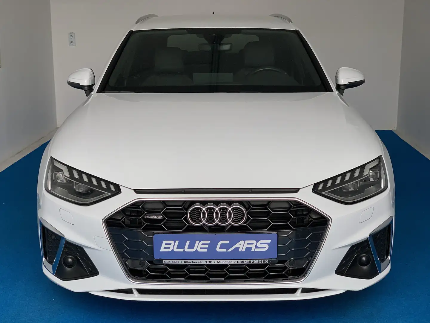 Audi A4 40 quattro S line NAV/CAM/PDC/SHZ/KEY/CarPlay Weiß - 2