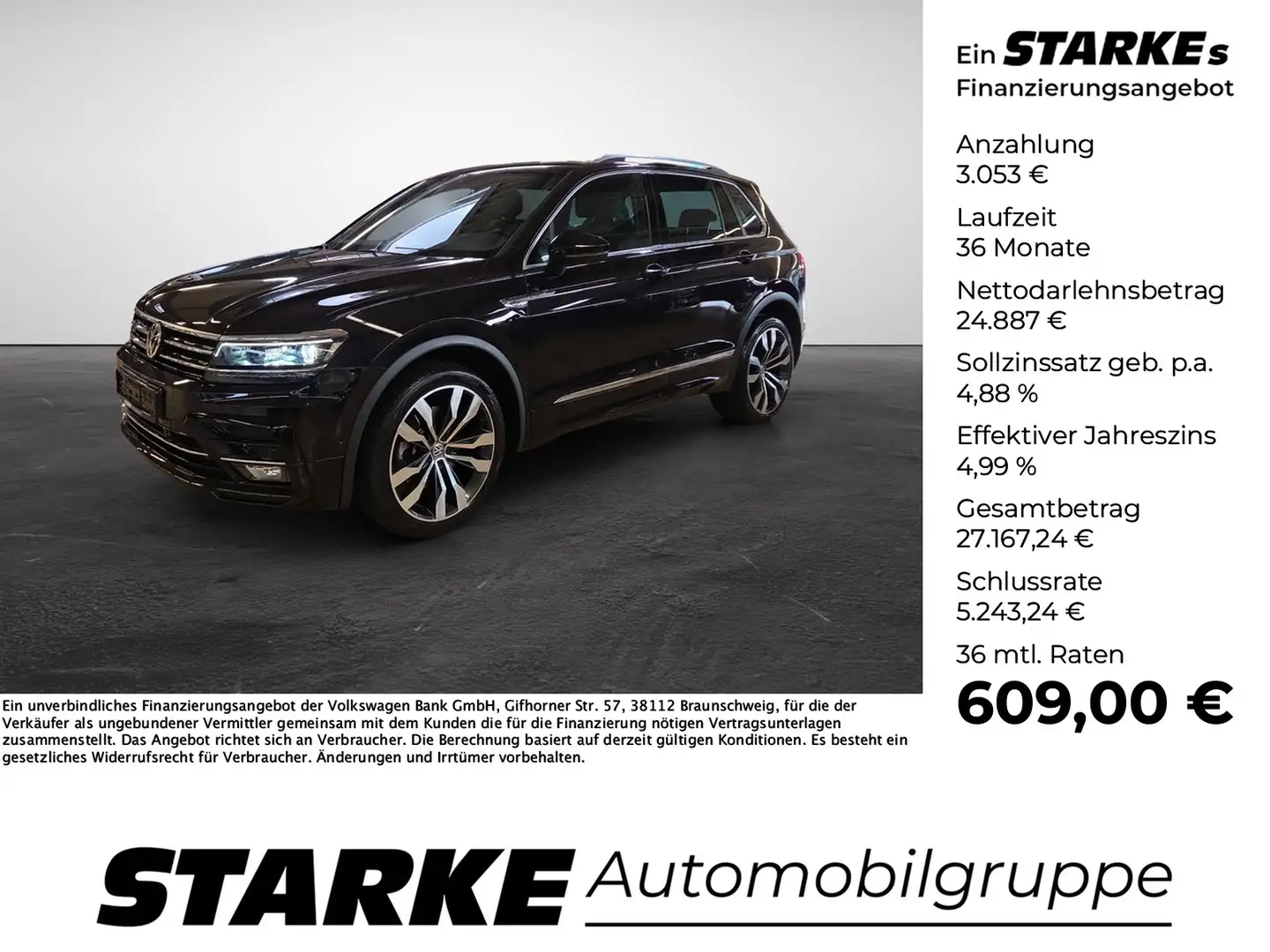 Volkswagen Tiguan 2.0 TSI DSG 4Motion Highline Negro - 1