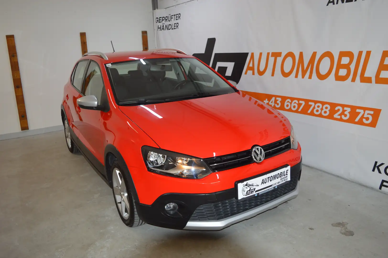 Volkswagen Polo Cross 1,2 **2. Besitz**Steuerkette neu** Rot - 1