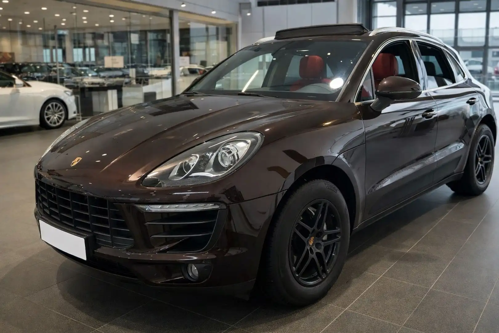 Porsche Macan S Diesel*STANDHEIZ*BOSE*LUFT*PANO*MEMORY* Brun - 1