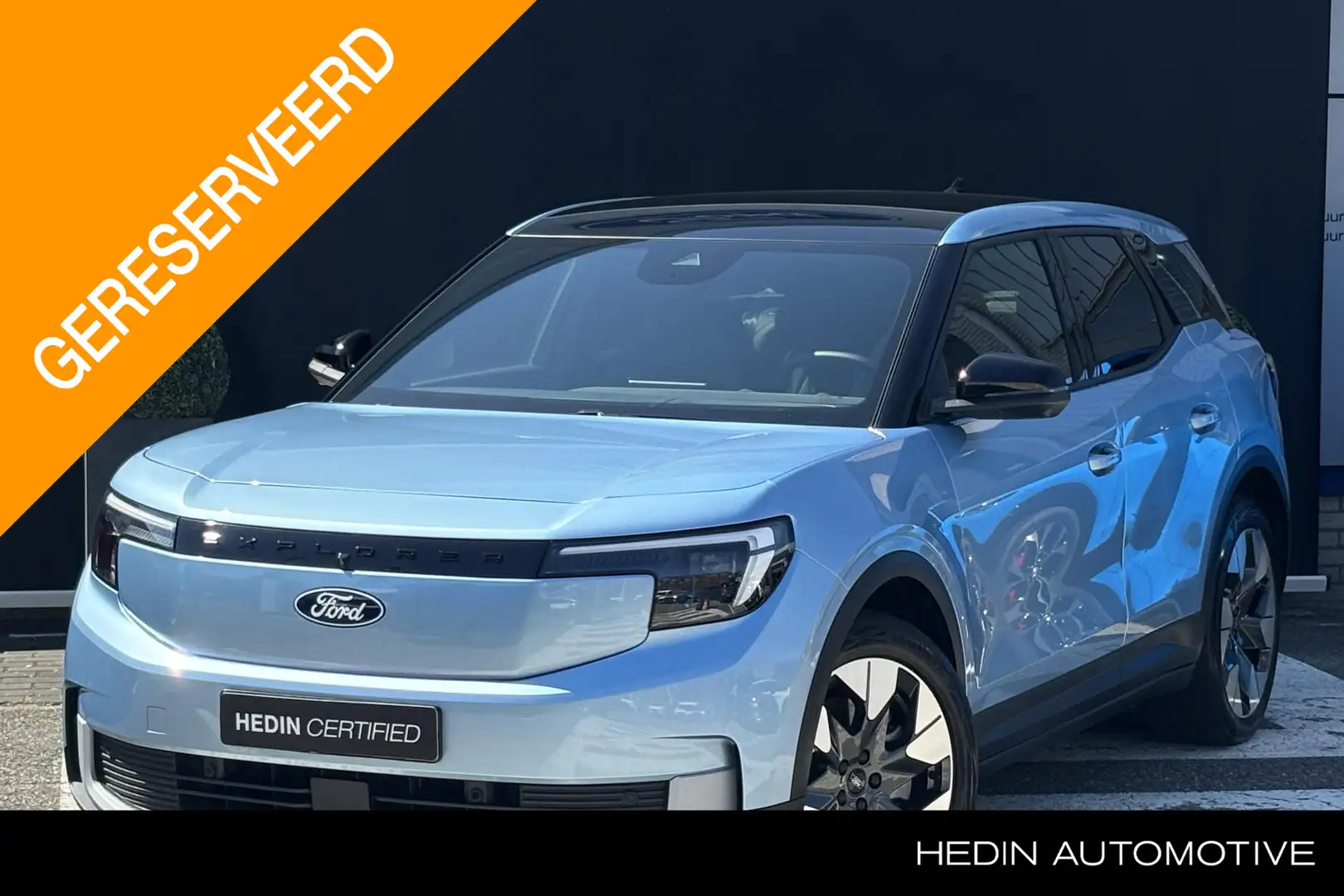 Ford Explorer Premium Extended Range RWD 77 kWh | Panoramadak | Blauw - 1