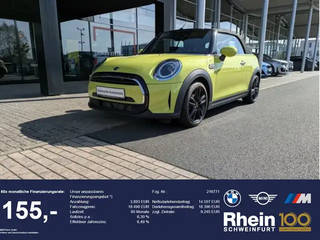 MINI One Cabrio LED. Teilleder. PDC. SH.