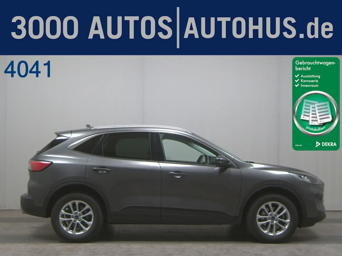 Ford Kuga 1.5 EcoBlue Titanium ACC AHK Navi KeyLess Gris - 1