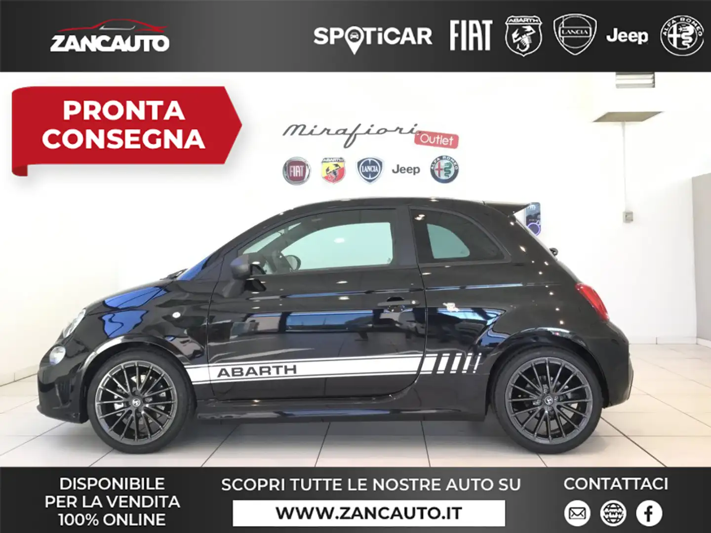 Abarth 595 1.4 Turbo T-Jet 165 CV MY23 Negro - 1