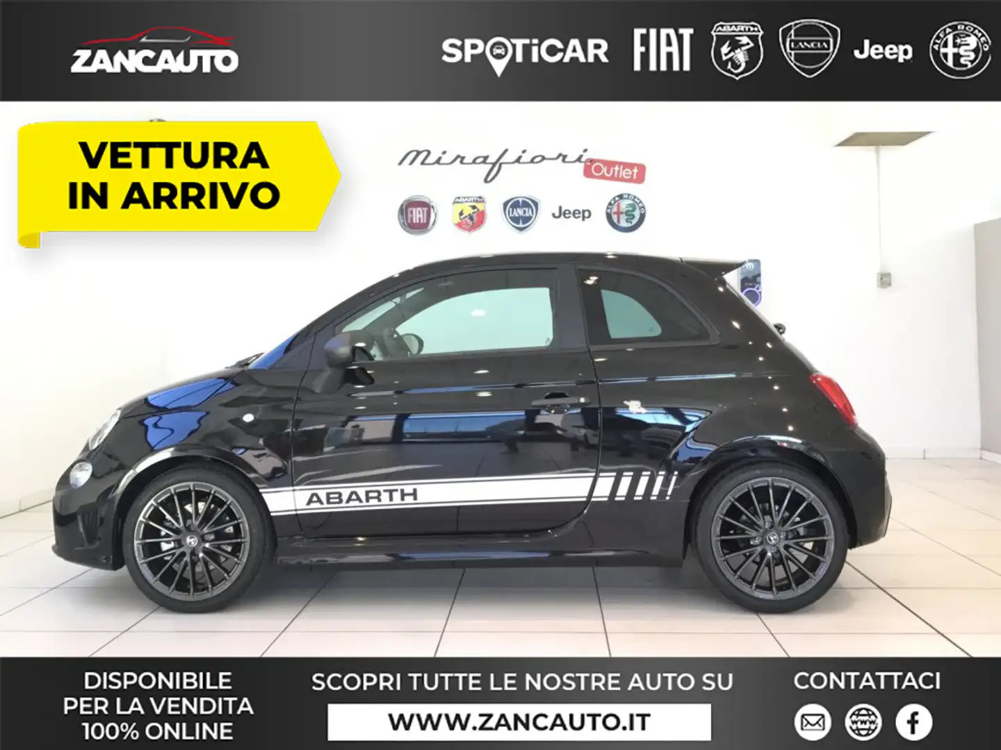 Abarth 595 1.4 Turbo T-Jet 165 CV MY23 Nero - 1