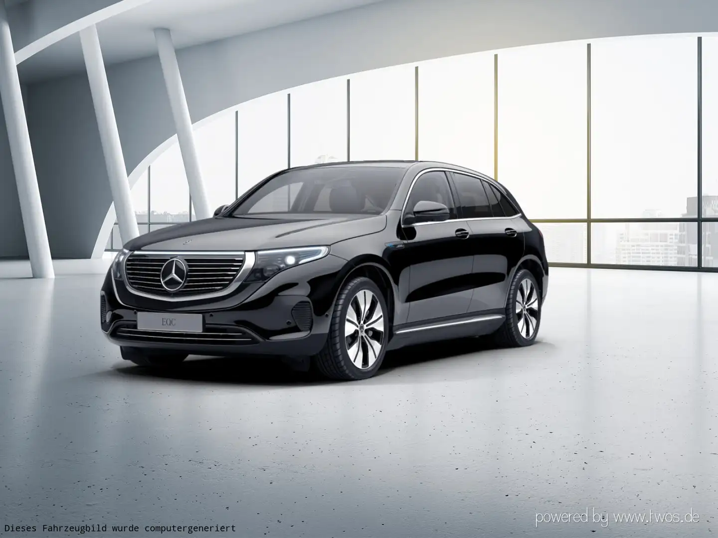 Mercedes-Benz EQC 400 EQC 400 4M Elektric-Art AHK DISTRO Multibeam LED Noir - 2