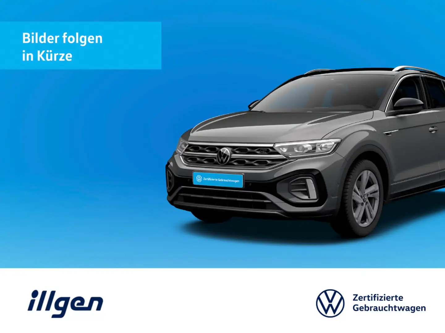Volkswagen T-Roc Move 1.0 TSI LED+CLIMAT+APP+NAV+SHZ Grau - 1