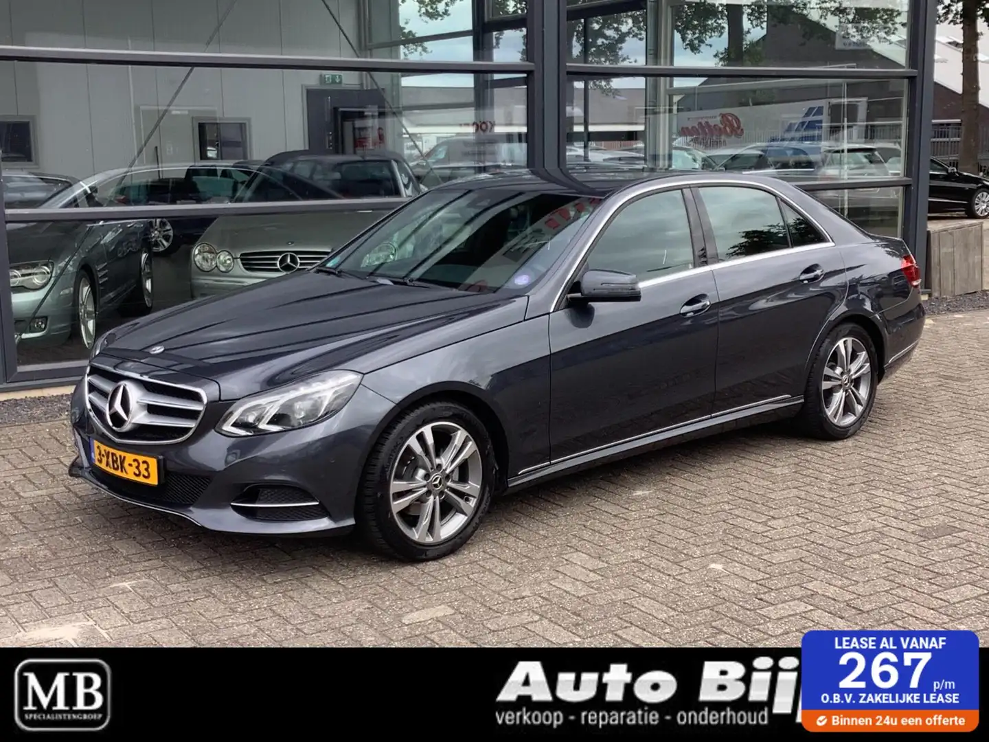 Mercedes-Benz E 200 Prestige Avantgarde, led verlichting, command, zee Grijs - 1