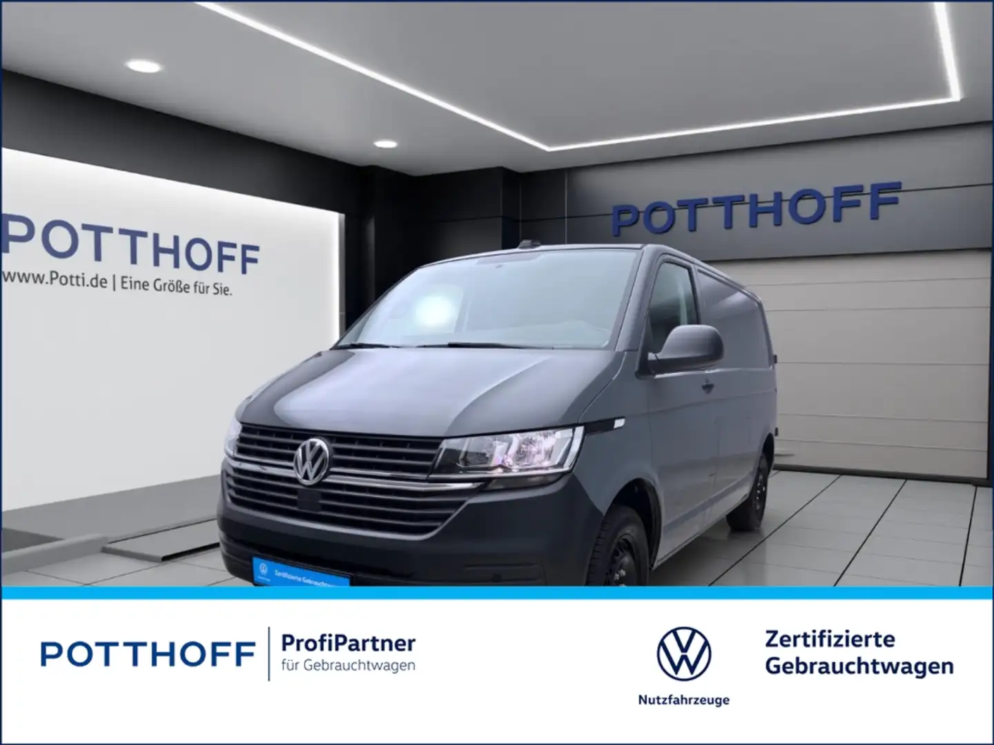 Volkswagen T6.1 Transporter Kasten 2.0 TDI FWD NAVI KAMERA AHK Сірий - 1