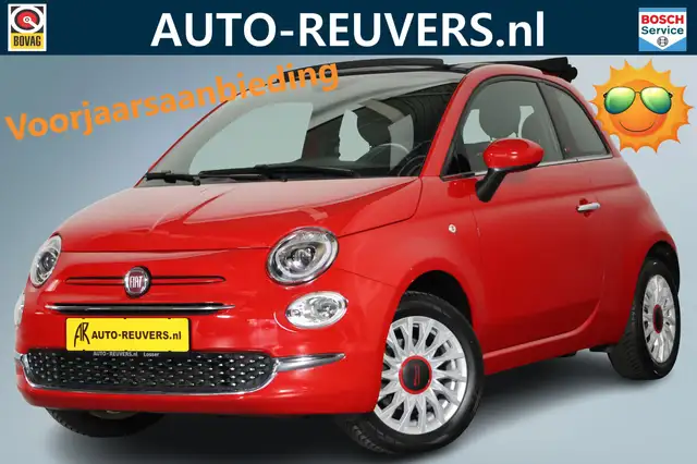 Fiat 500C 1.0 Hybrid RED Cabrio / Opendak / Navigatie / Crui