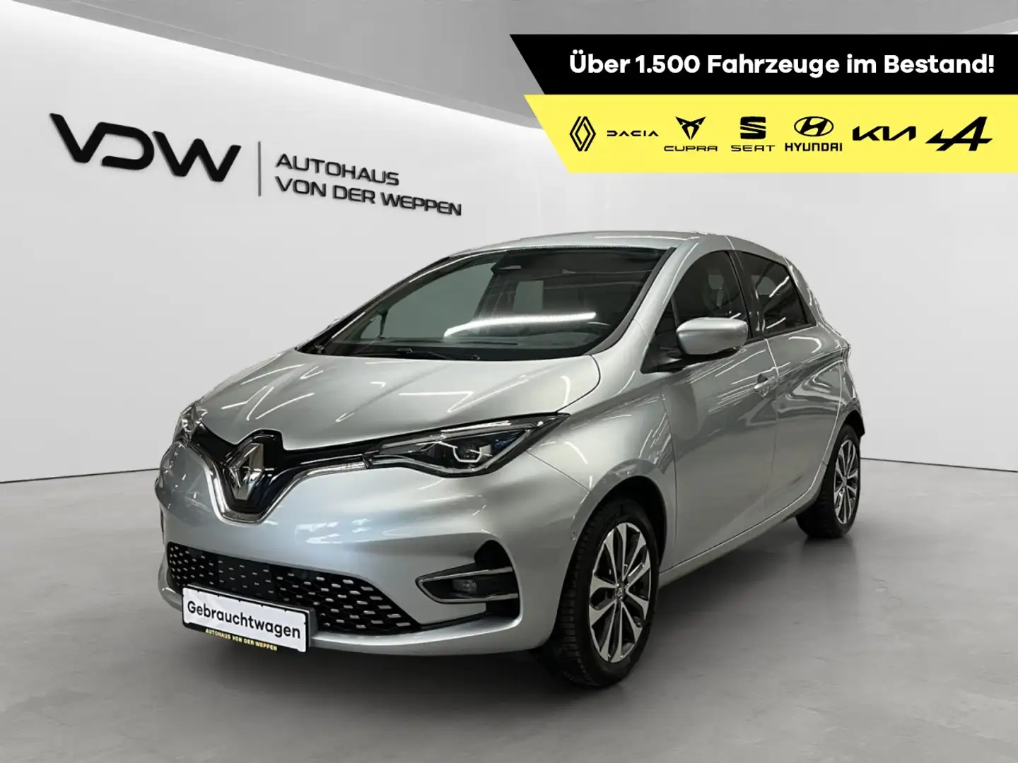 Renault ZOE Intens R135 inkl. Batterie Klima Navi Gris - 1