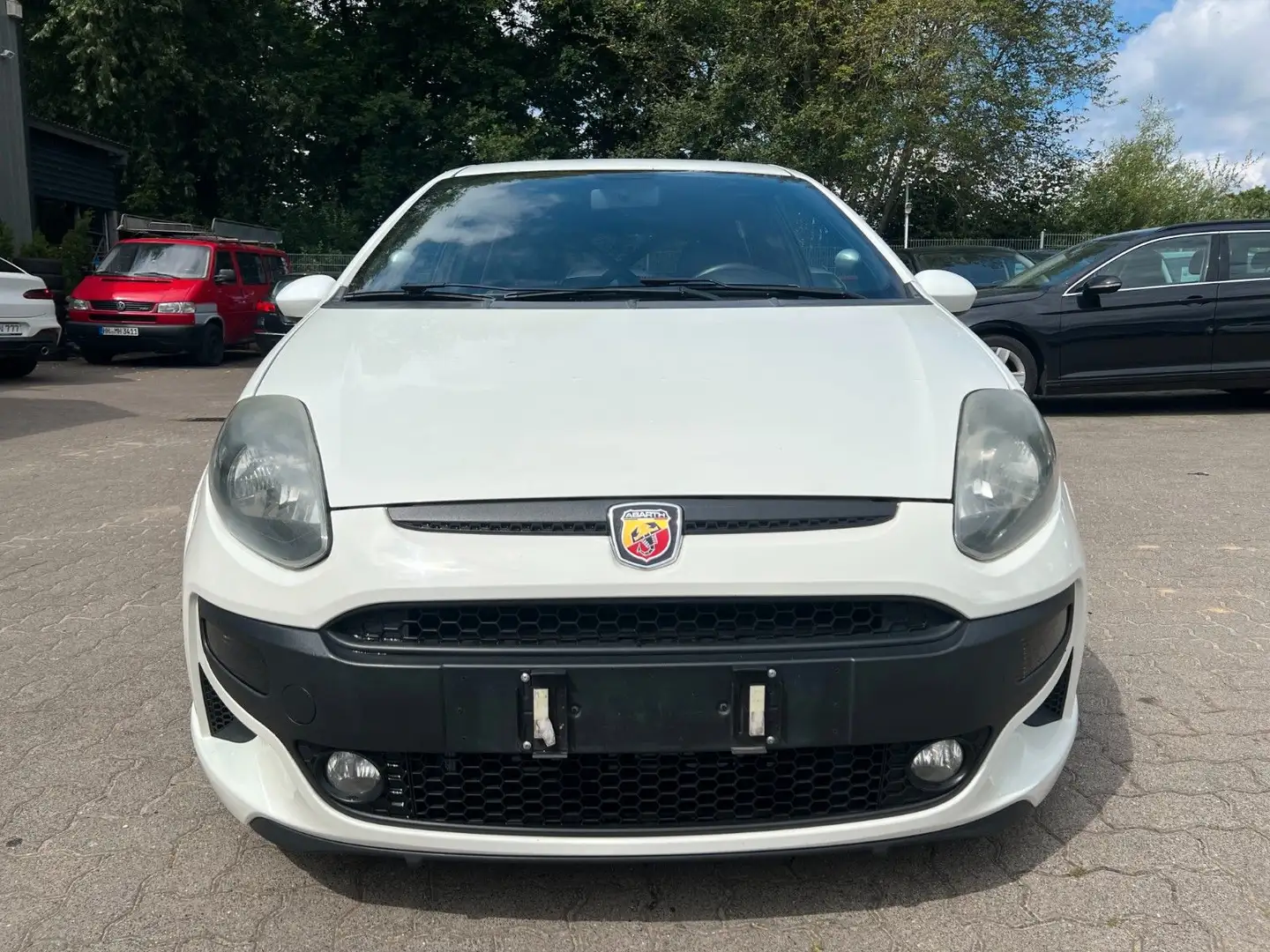 Abarth Punto EVO ABARTH°KLIMATR°18"ALU°LUFT°NAVI°UMBAU! Blanc - 2