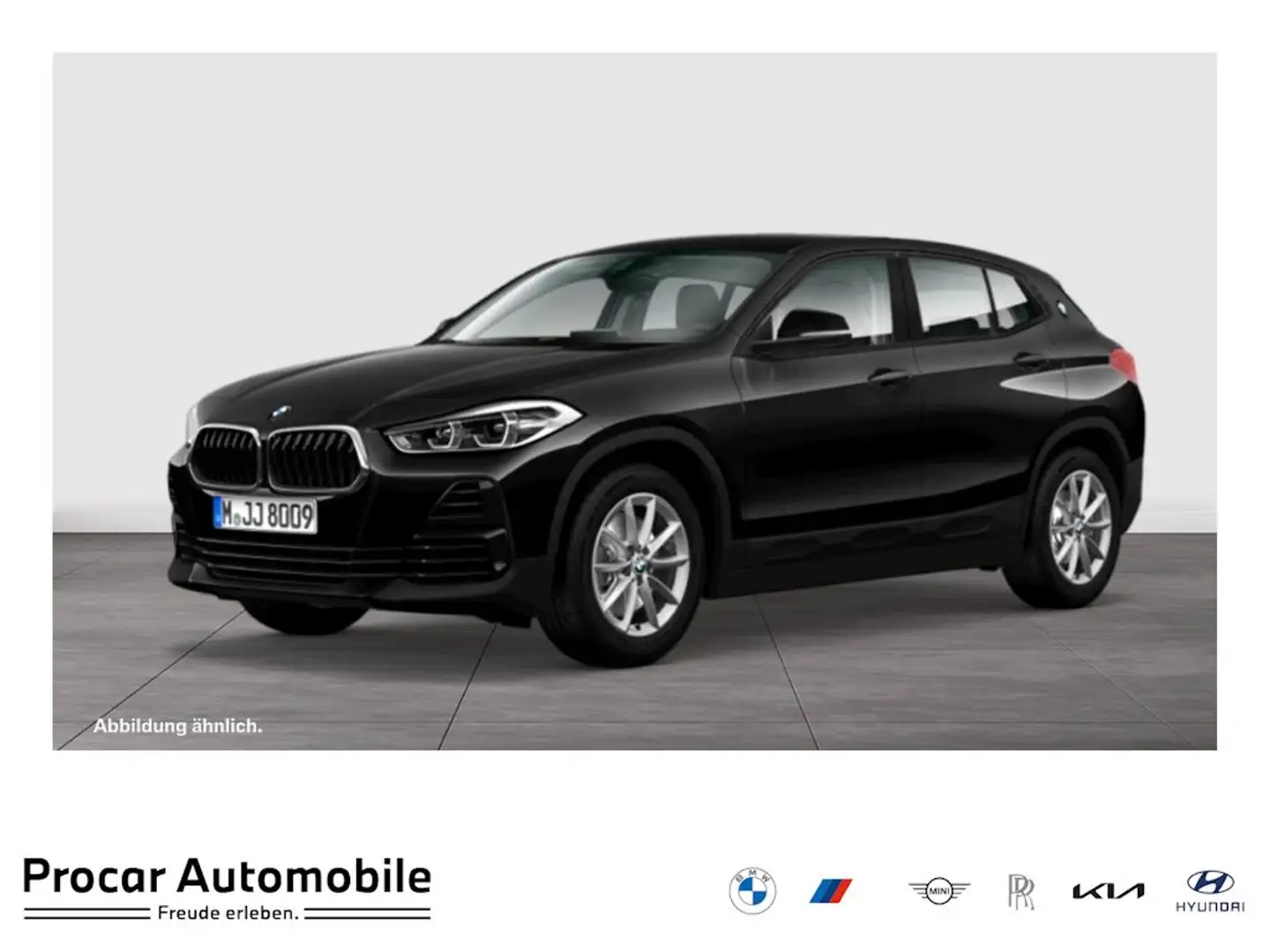 BMW X2 sDrive20i HUD AHK RFK NAVI LED PDC V+H DAB Schwarz - 1