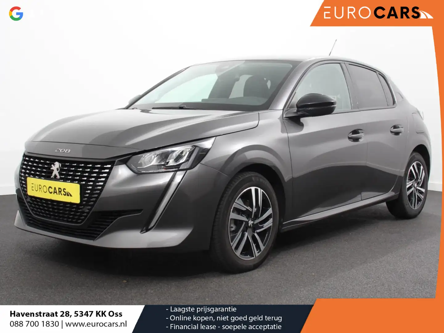 Peugeot 208 1.2 100pk Turbo Allure Pack Navigatie Camera Clima Grigio - 1