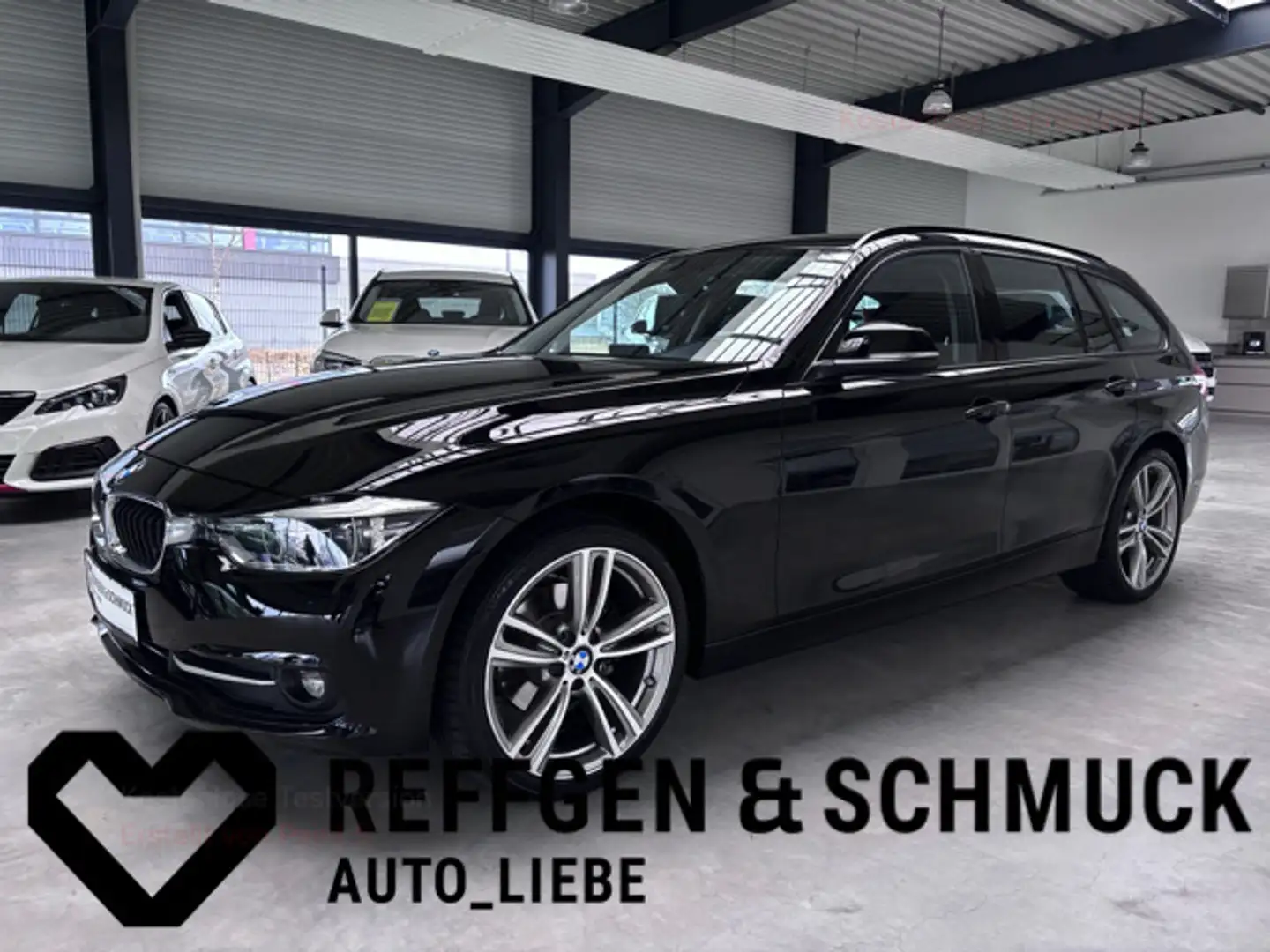BMW 320 TOURING SPORT LINE KLIMA+NAV+LED+ALU+TÜV+TOP Negru - 1
