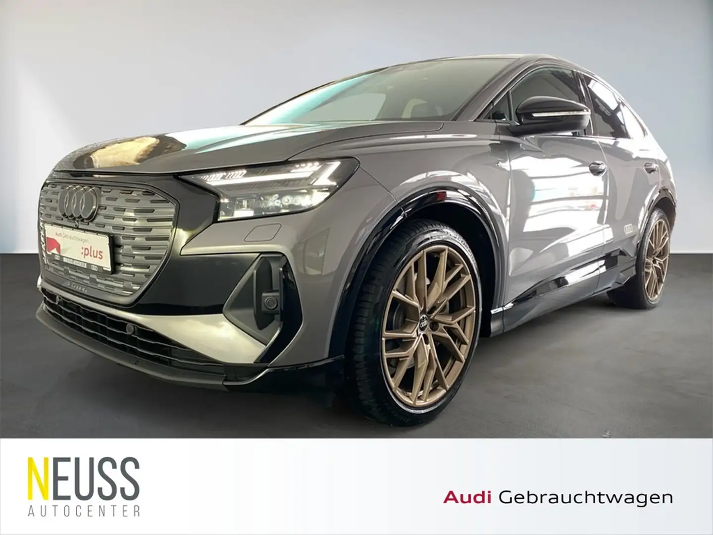 Audi Q4 e-tron Sportback 40 S line AHK+MATRIX+BLACK+ Grau - 1
