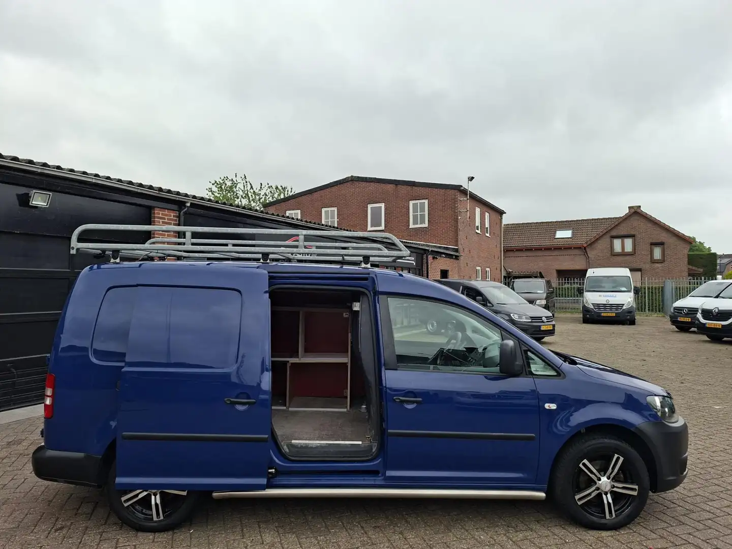 Volkswagen Caddy 1.6 TDI|102pk|Maxi|automaat|airco|cruise.control|n Blauw - 2