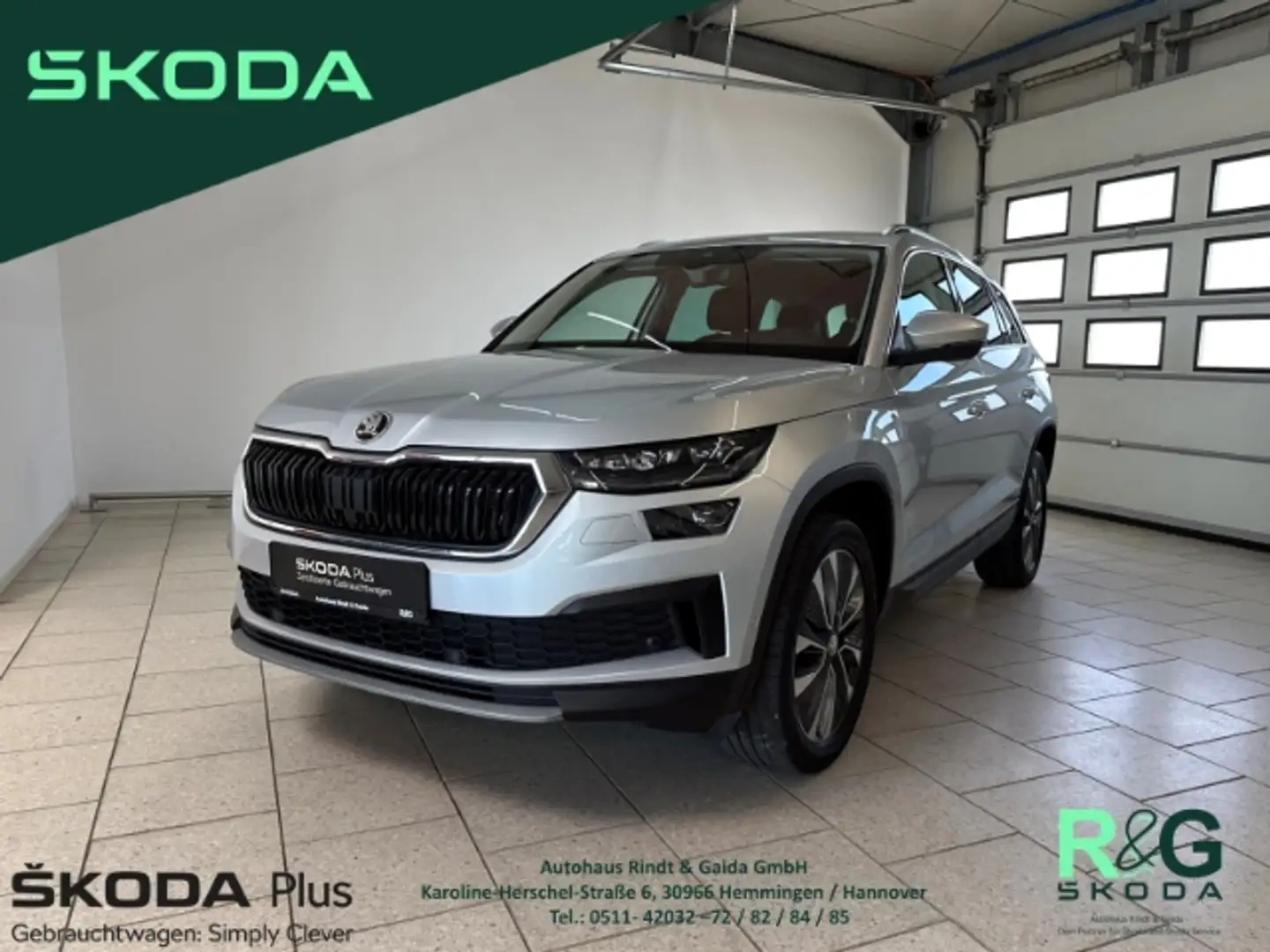 Skoda Kodiaq Tour 1.5 TSI ACT DSG Navi Matrix ACC SHZ Srebrny - 1