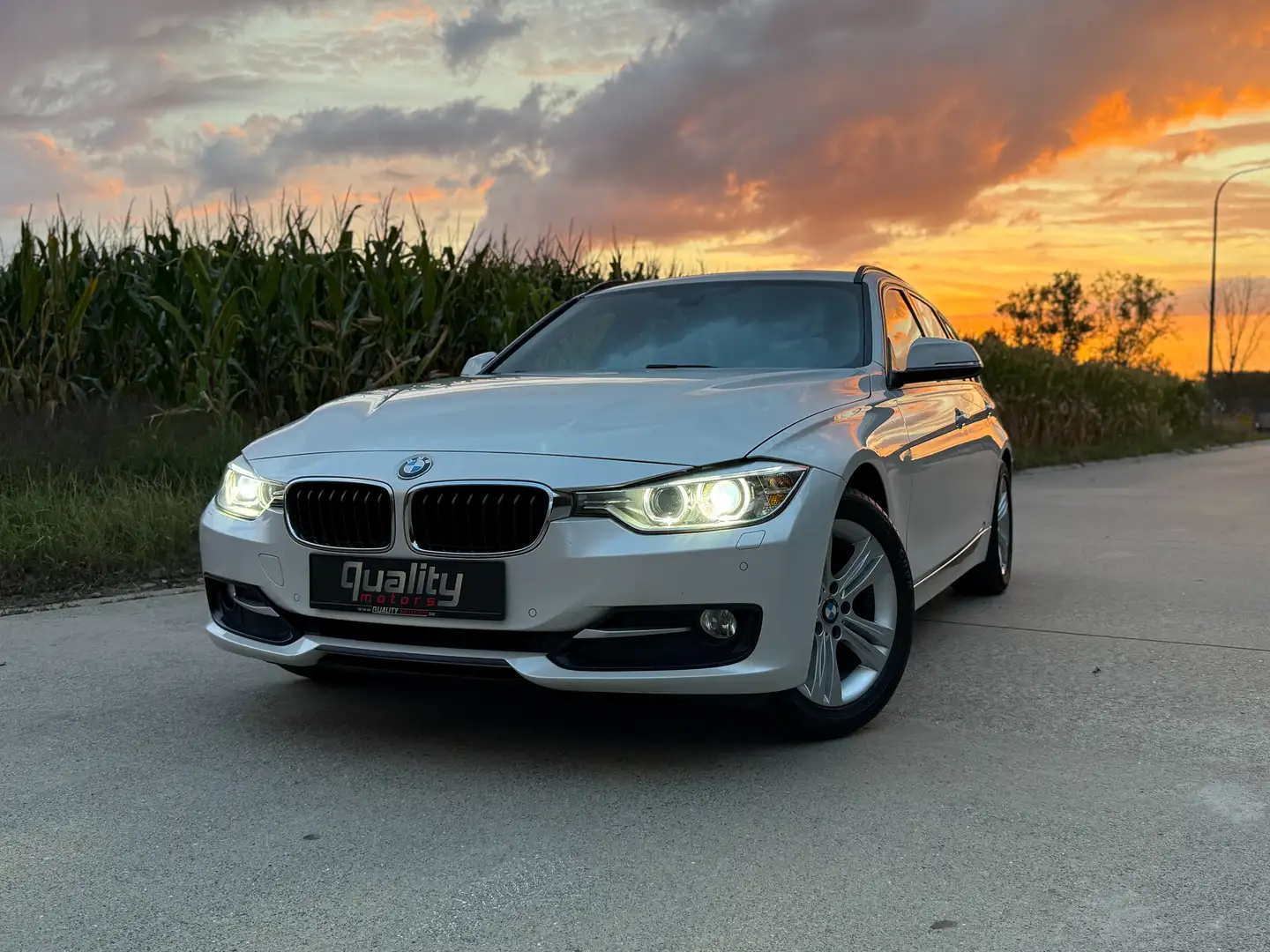 BMW 316 316d Touring -Automaat - Leder - EURO6b- BTW Aftr. Wit - 1