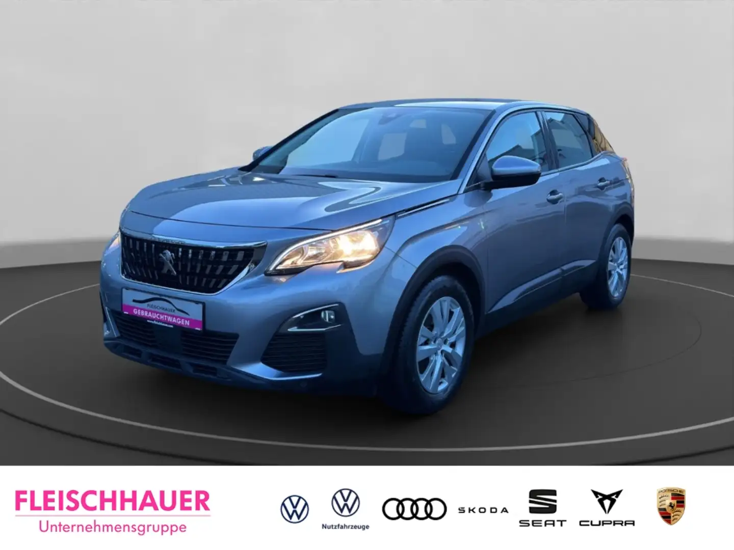 Peugeot 3008 1,5 Active M AHK+RK+PDC Plus+Tempo.+180° Grau - 1