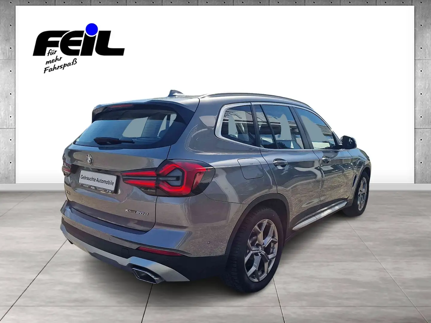 BMW X3 xDrive20d   Head-Up HK HiFi DAB LED WLAN RFK Grau - 2