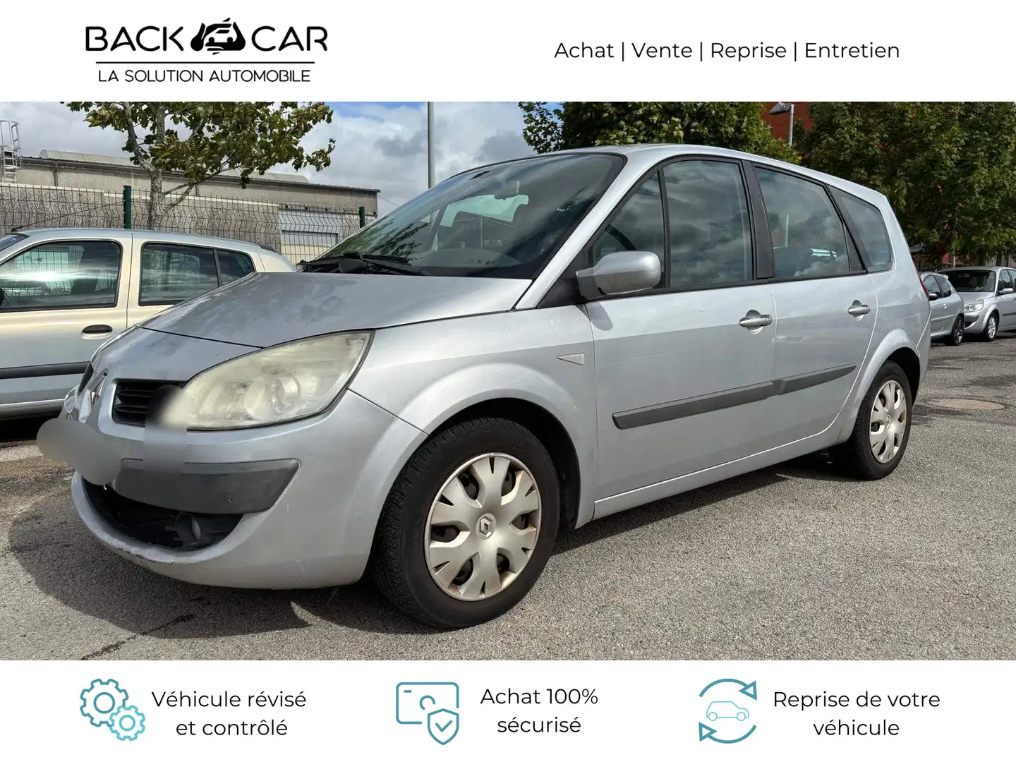 Renault Grand Scenic 1.5 dCi 105 Expression 5 pl / ! VENTE EN L\u0027ETAT A MARCHAND ! / Grijs - 1