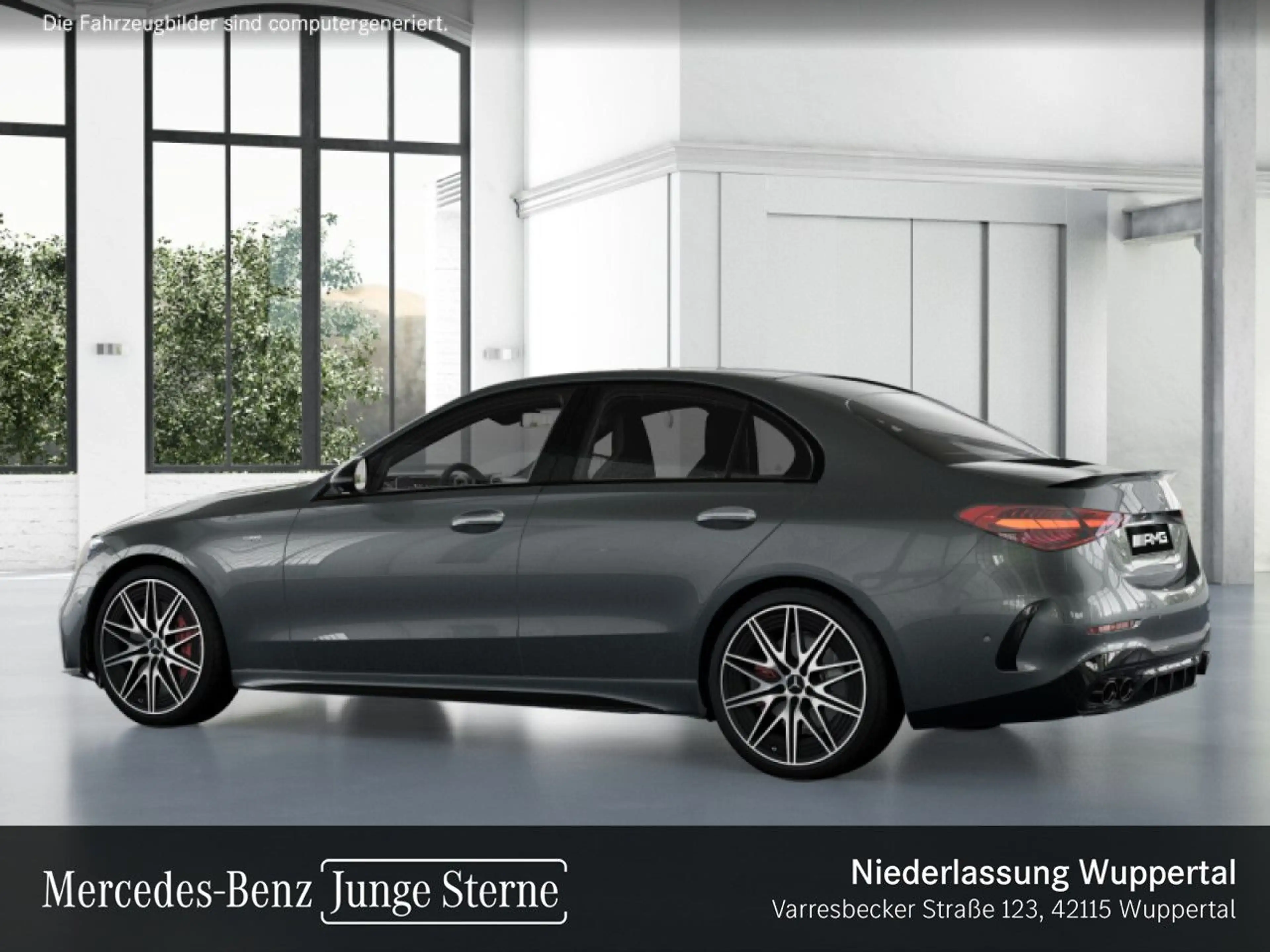 Mercedes-Benz C 43 AMG C 43 4M NIGHT+PANO+360+BURMESTER+PERFSITZE+KEYLESS — photo 14