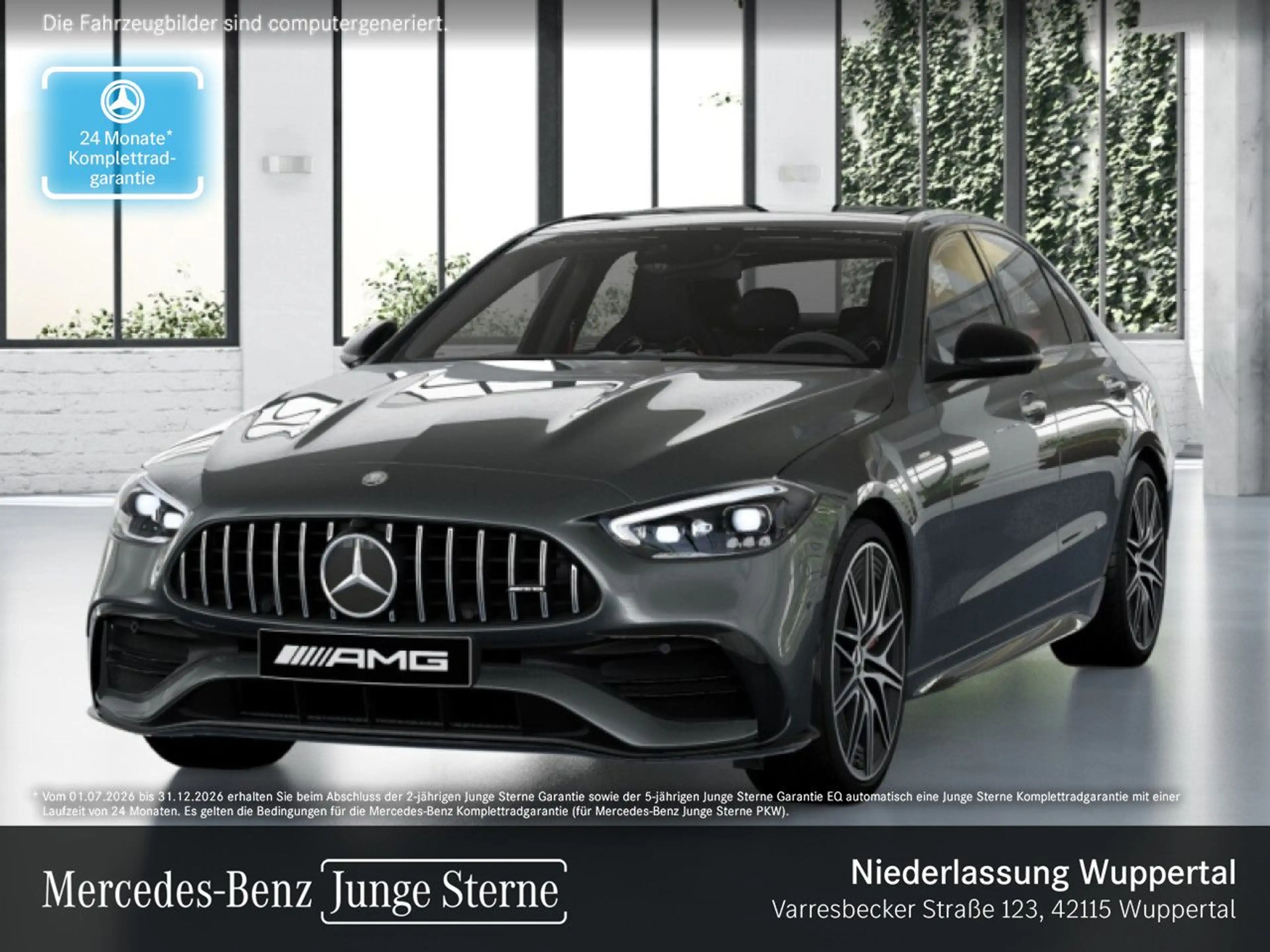 Mercedes-Benz C 43 AMG C 43 4M NIGHT+PANO+360+BURMESTER+PERFSITZE+KEYLESS