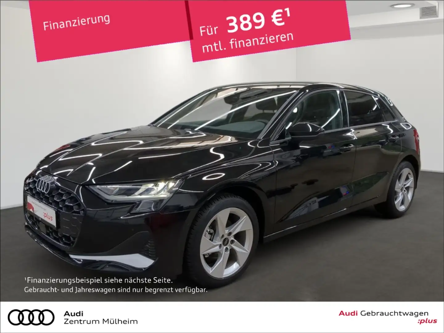 Audi A3 Sportback 30 TFSI Navi virtual APS Plus Schwarz - 1