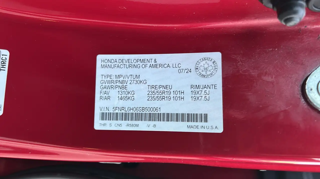 Honda Odyssey снимка Honda Odyssey