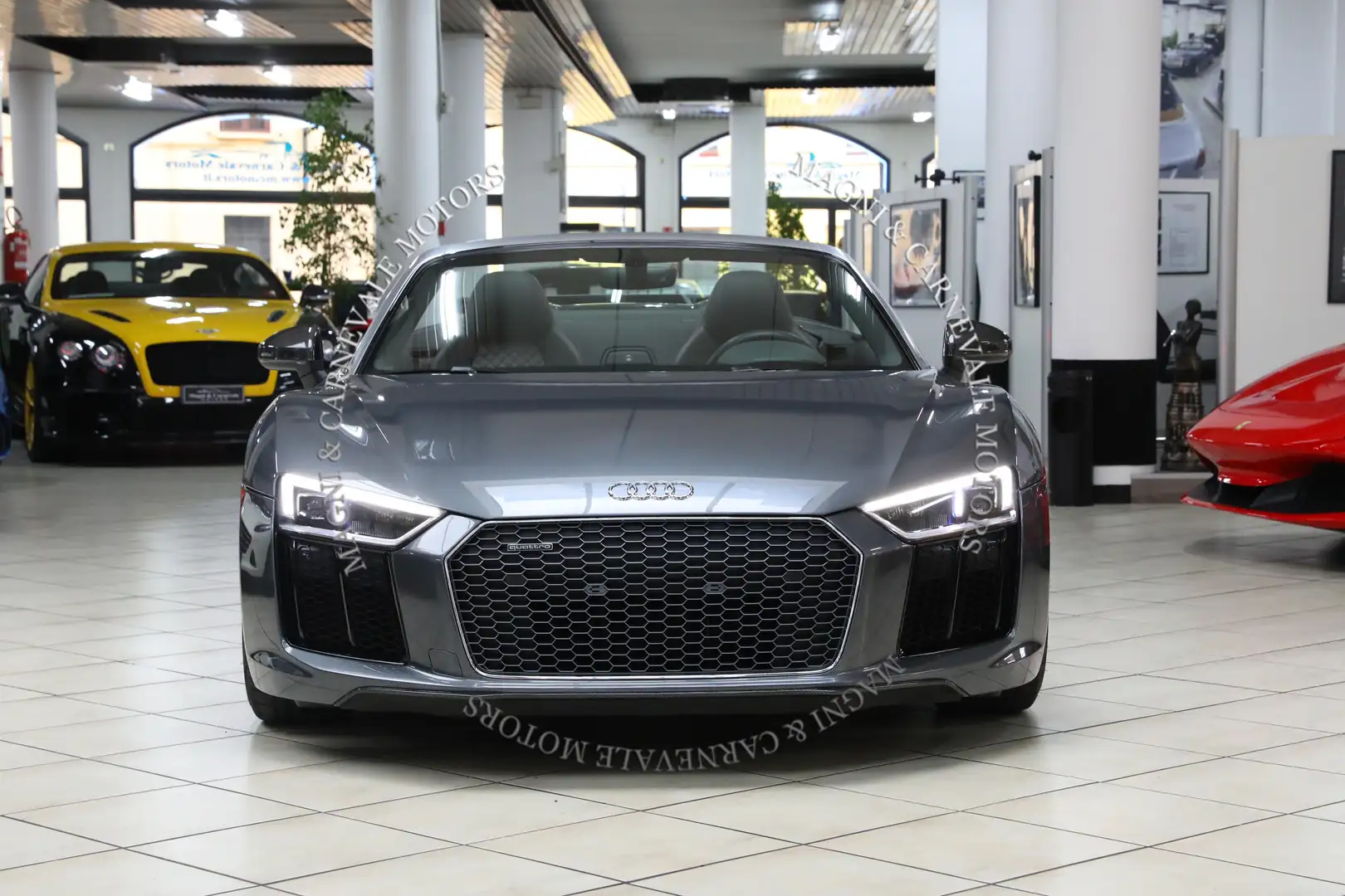 Audi R8 SPYDER|CARBOCERAMIC|CARBON PACK|BANG&OLUFSEN| Grigio - 2