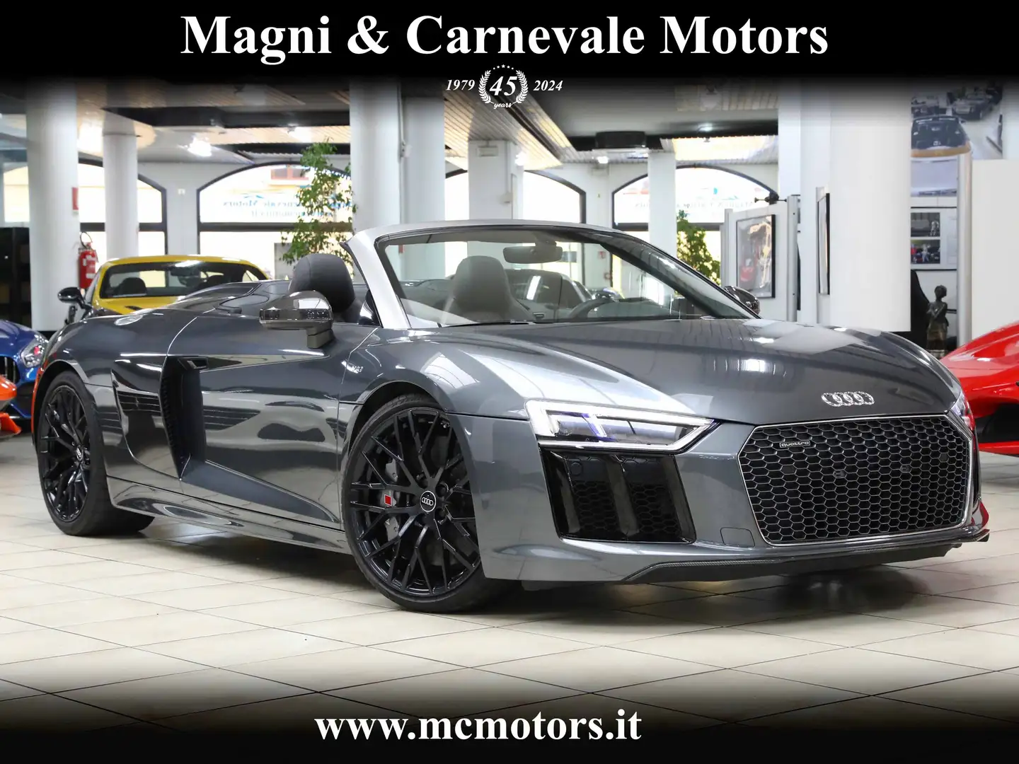 Audi R8 SPYDER|CARBOCERAMIC|CARBON PACK|BANG&OLUFSEN| Grigio - 1