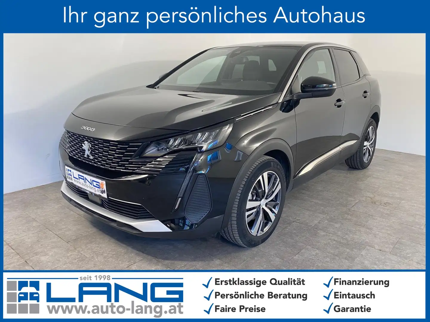 Peugeot 3008 1.2 PureTech 130 Allure LED*NAVI*RFK 96 kW (131... Schwarz - 1