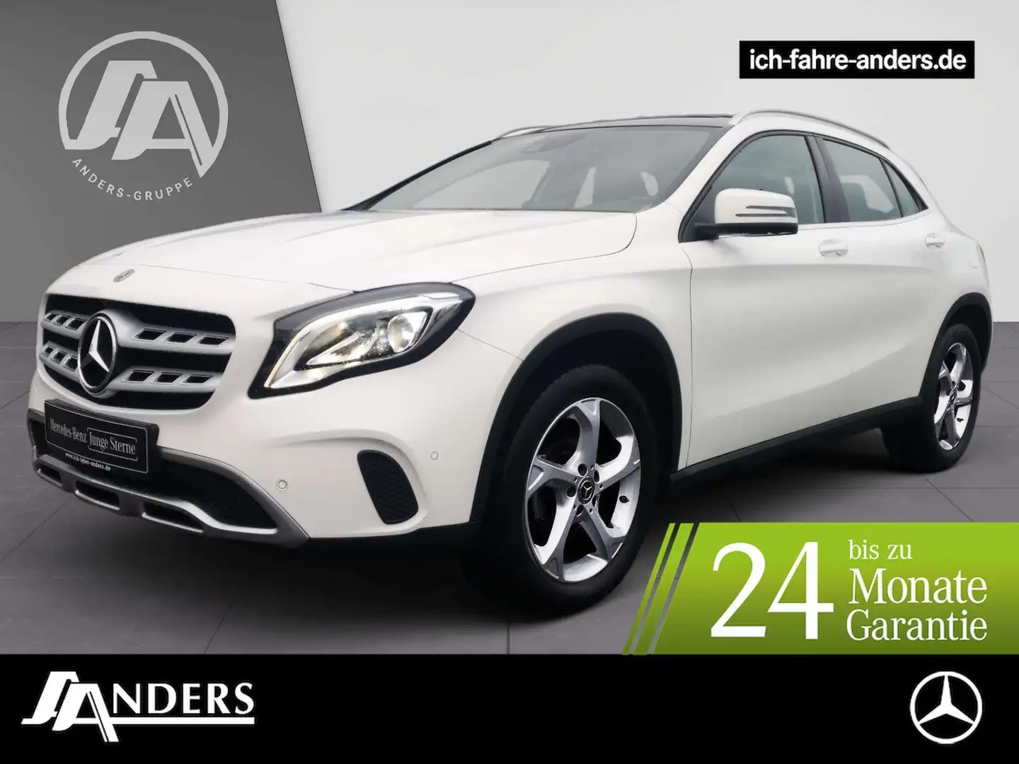 Mercedes-Benz GLA 200 Urban+Navi+SHZ+LED+360°+Pano+AHK+PDC+DAB Weiß - 1