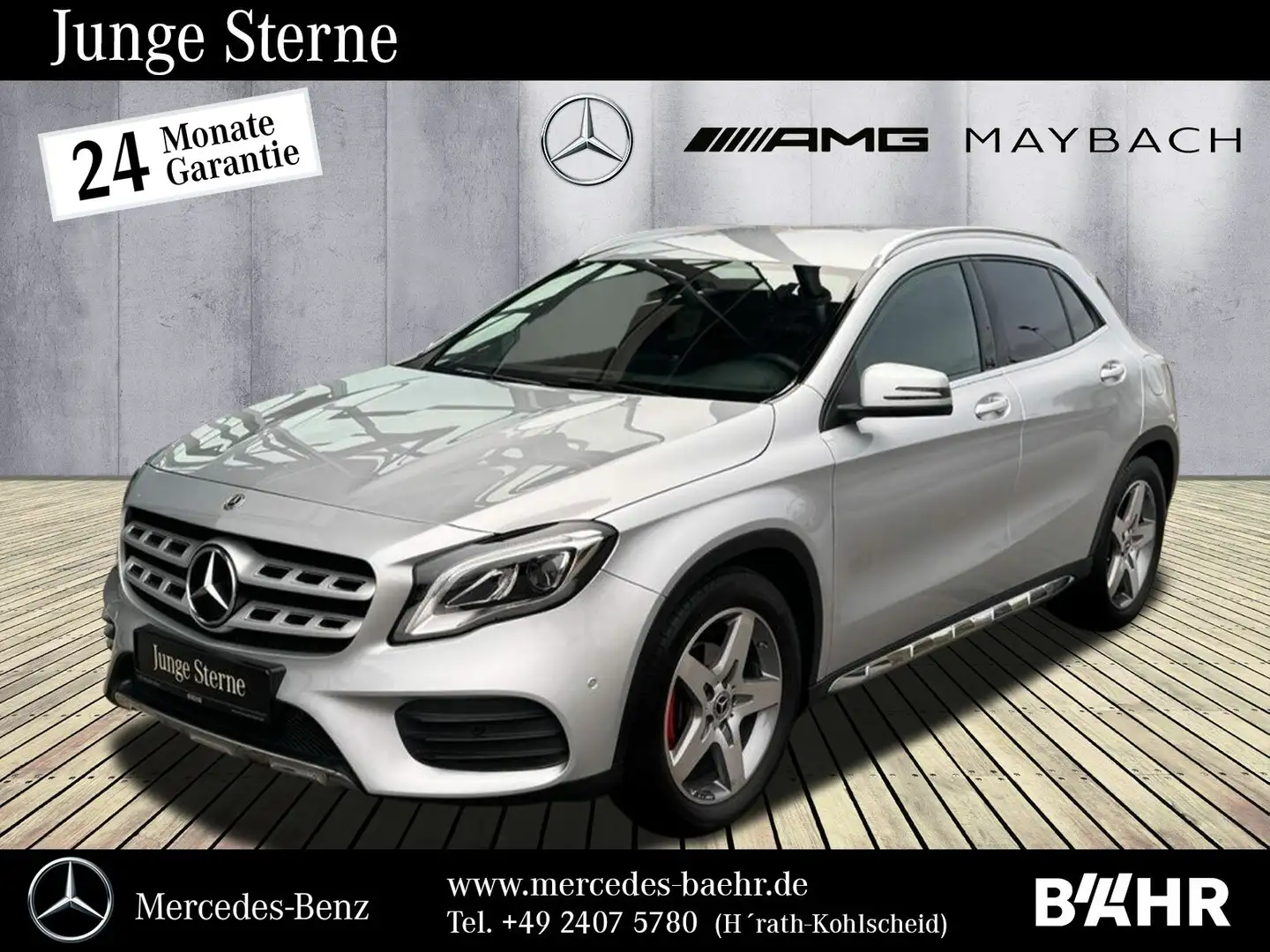 Mercedes-Benz GLA 180 GLA 180 AMG/Navi/LED-High/Parkpilot/SHZ/LMR-18" Gümüş rengi - 1