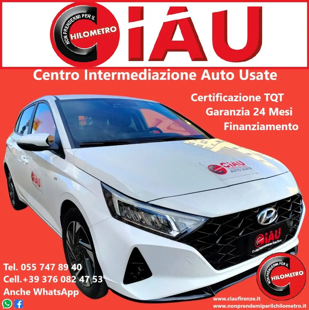 Hyundai i20 i20 1.0 t-gdi 48V Connectline imt Weiß - 1