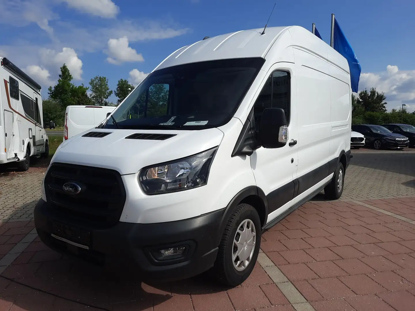 Ford Transit Kasten 350 L3H3 |NAV|SHZG|360°|ACC Weiß - 2