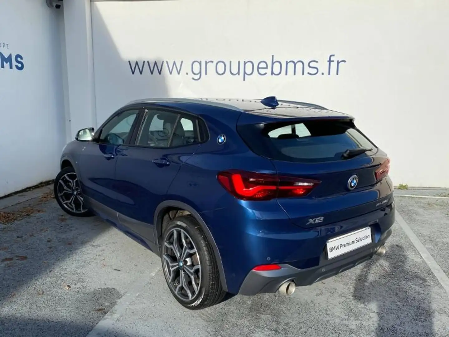 BMW X2 xDrive20dA 190ch M Sport X Euro6d-T Bleu - 2