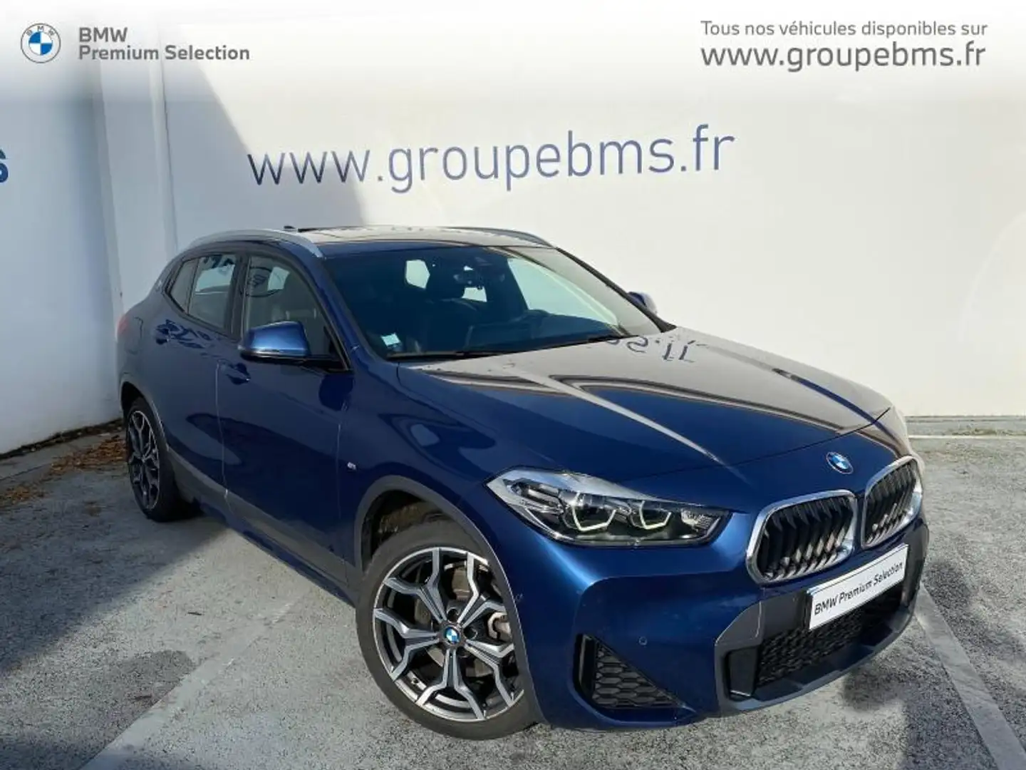 BMW X2 xDrive20dA 190ch M Sport X Euro6d-T Bleu - 1