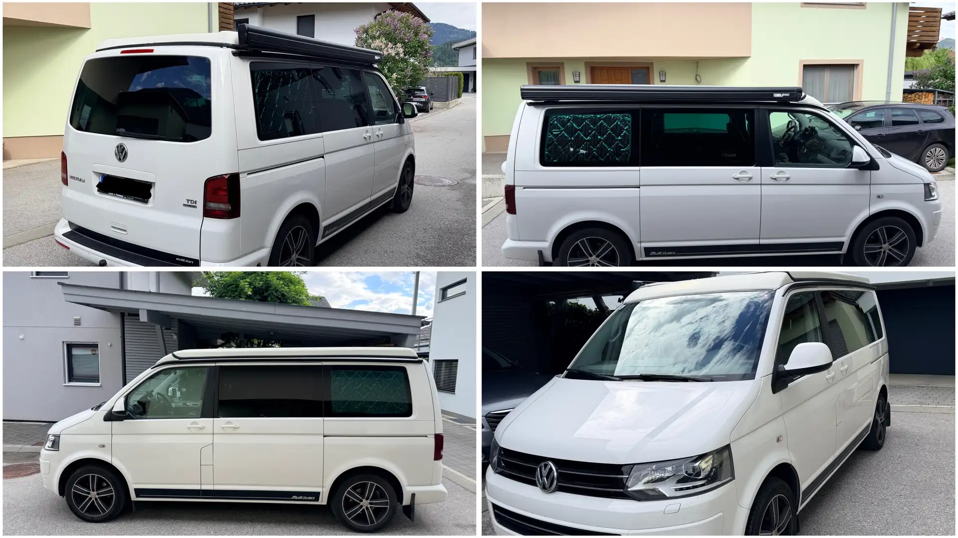 Volkswagen T5 California "Cali" Eigenausbau; Multivan Life Edition zum Camper umgebaut Weiß - 2