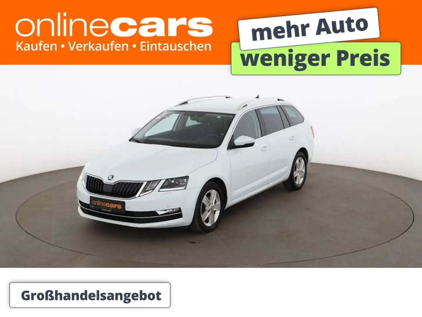 Skoda Octavia Combi 1.6 TDI Style LED AHK RADAR LEDER Weiß - 1