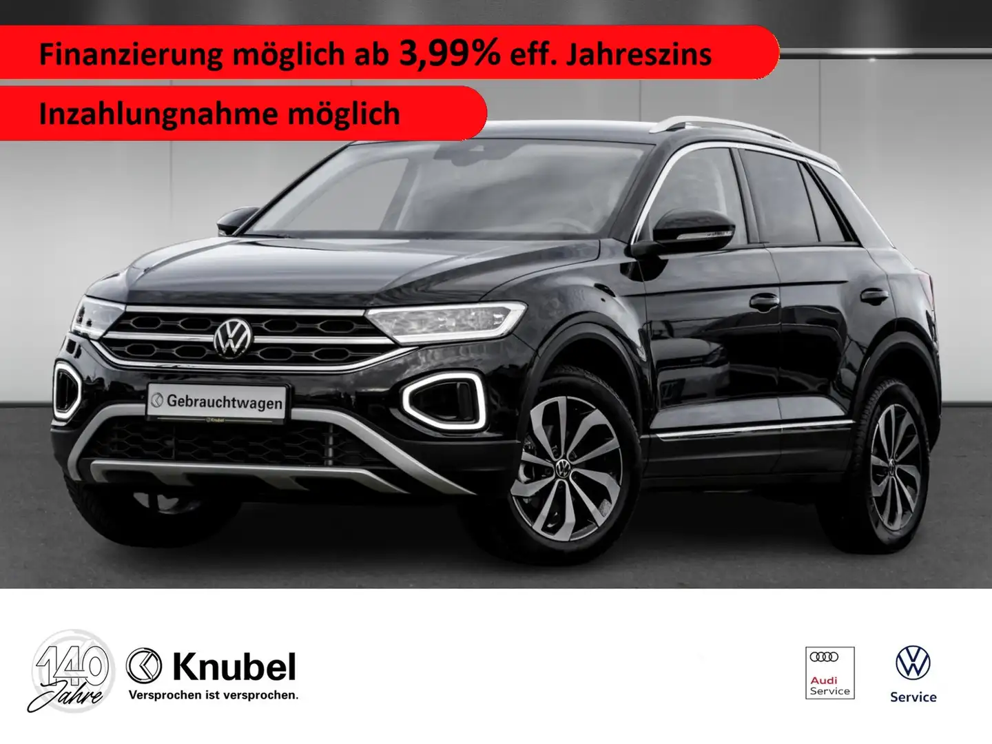Volkswagen T-Roc Style 1.0 TSI Nav*LEDplus*ACC*AHZ*Kamera* Schwarz - 1