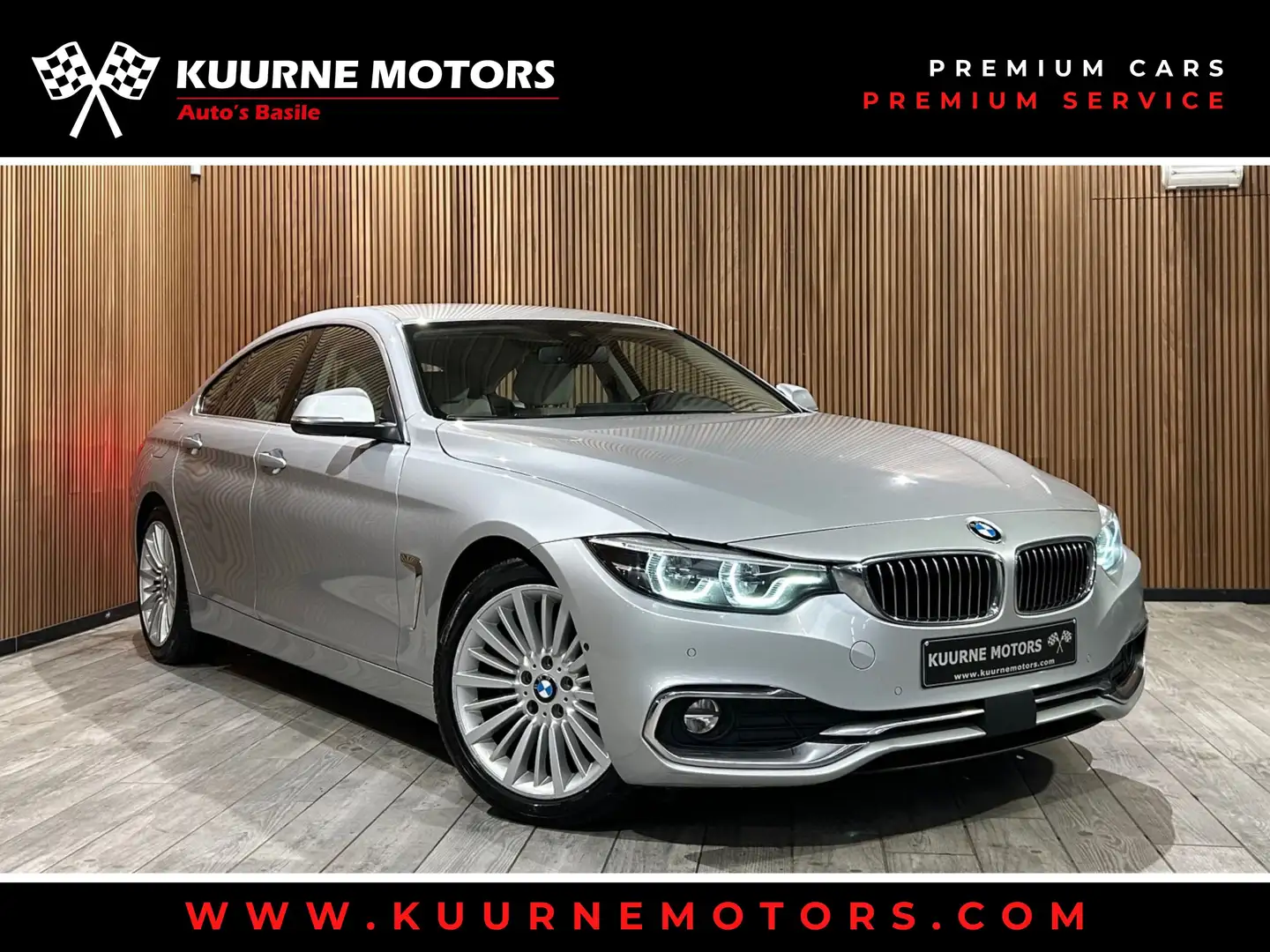 BMW 420 dA GranCoupé Luxury Acc/Leder/Cam *1j garantie* Argent - 1
