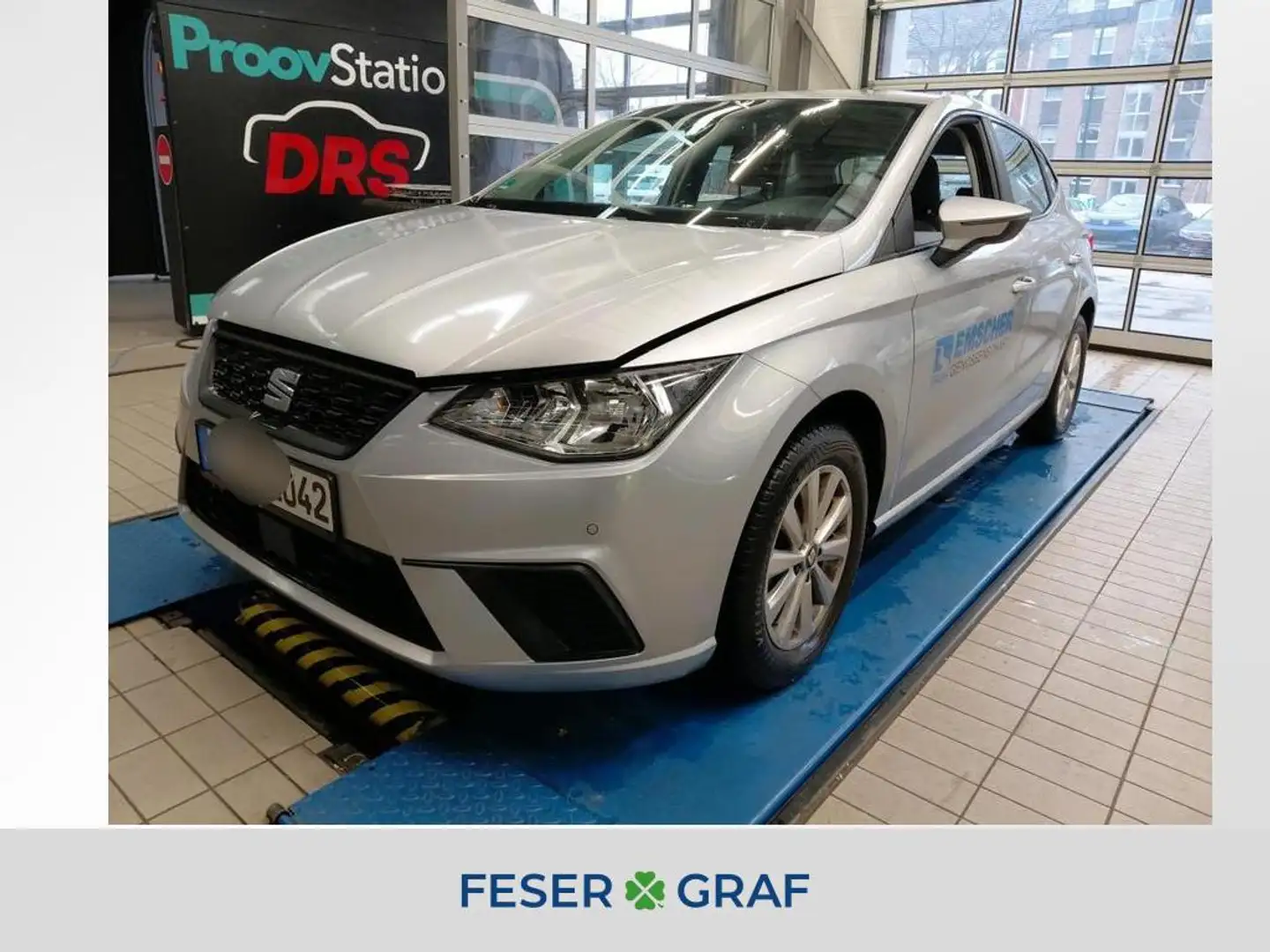 SEAT Ibiza Style 1.0 TSI GJR*PDC*NAVI*FULL-LINK*RFK*LM*MFL Silber - 1