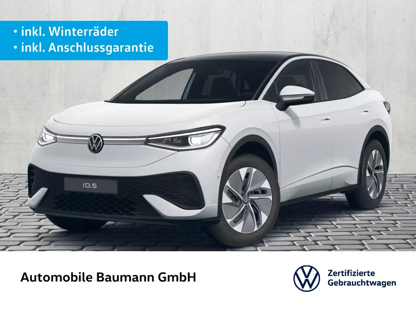 Volkswagen ID.5 Pro *MATRIX*AHK*H&K*WÄPU*HUD* Weiß - 1