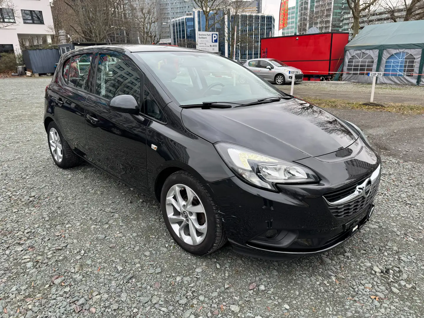 Opel Corsa Edition TÜV NEU Zwart - 1
